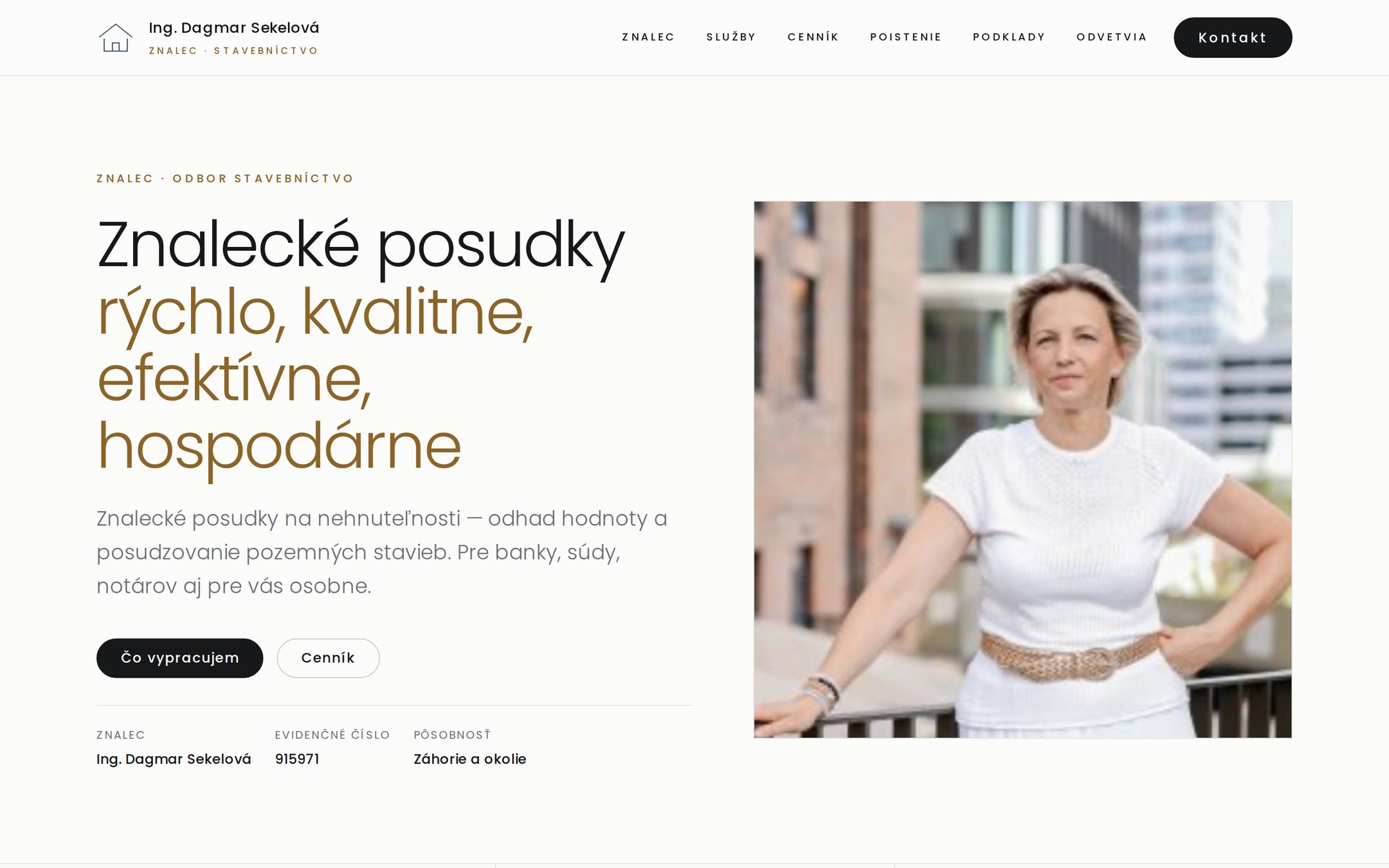 &Uacute;vodn&iacute; str&aacute;nka webu znalecsekelova.sk